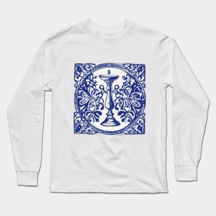 Chalice Royal Blue Shadow Silhouette Anime Style Collection No. 330 Long Sleeve T-Shirt